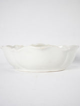 Large white earthenware bowl - Louis XV 15"