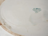 Large white earthenware bowl - Louis XV 15"