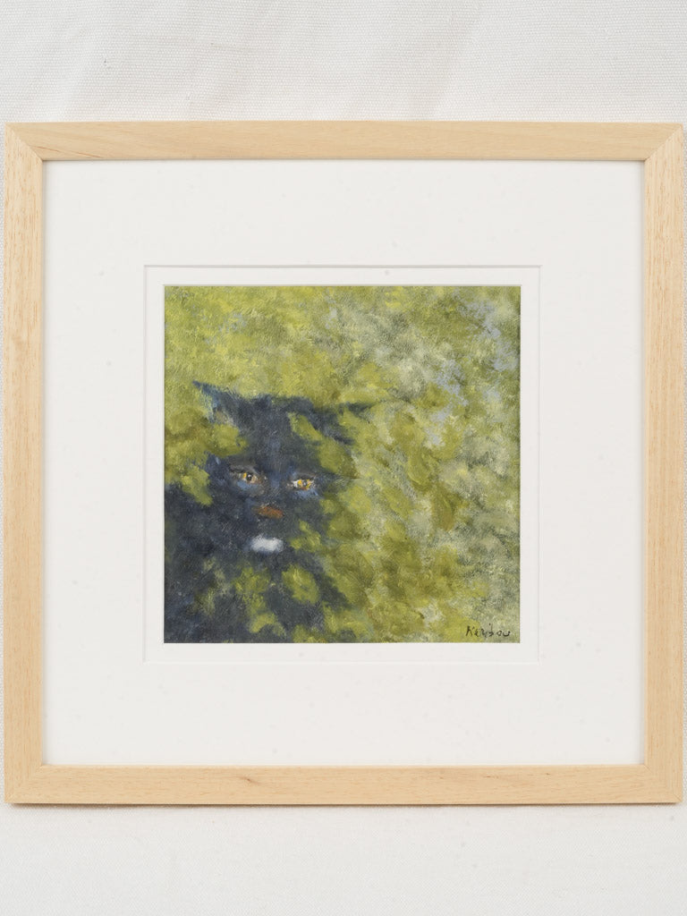 Small Contemporary Painting By Karibou  - Sauvage (Wild) - 14¼" x 14¼"