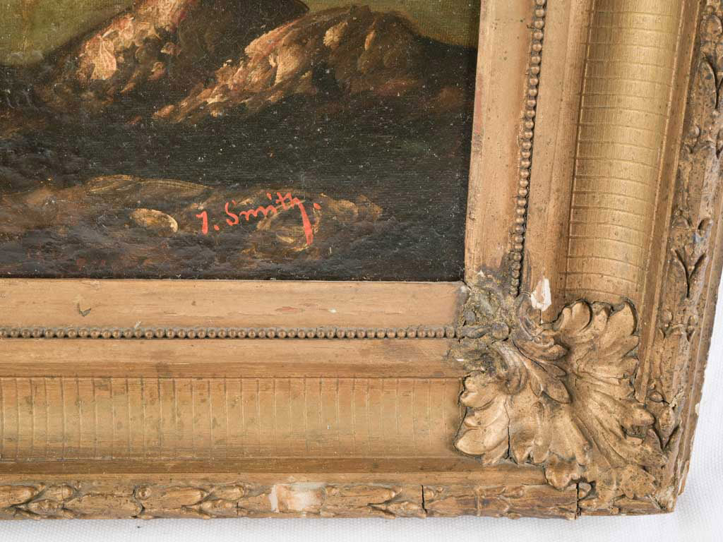 Richly-toned oceanic oil on canvas