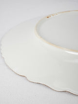 Late 19th century Limoges porcelain dinner service w/ gold border