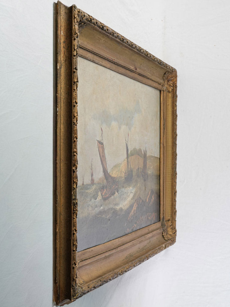 Elegant, detailed seascape art piece