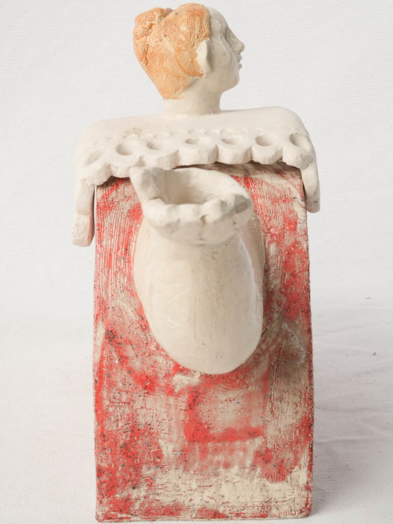 Bold ceramic woman teapot  