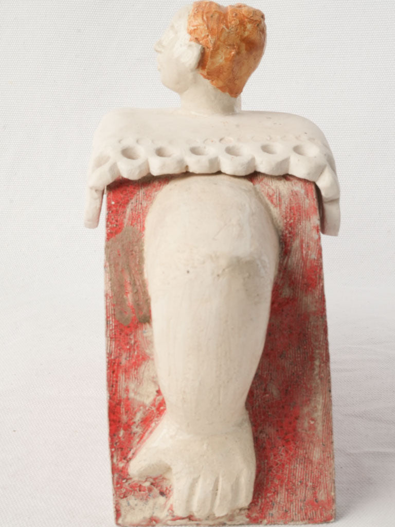 Artistic terracotta teapot figure  