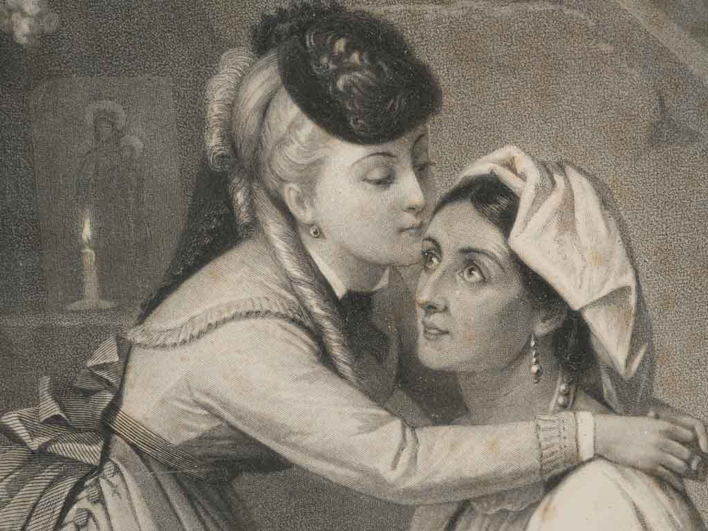 Elegant gilt frame artwork