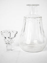 Antique Baccarat crystal decanter - 1900s Piccadilly 9¾"