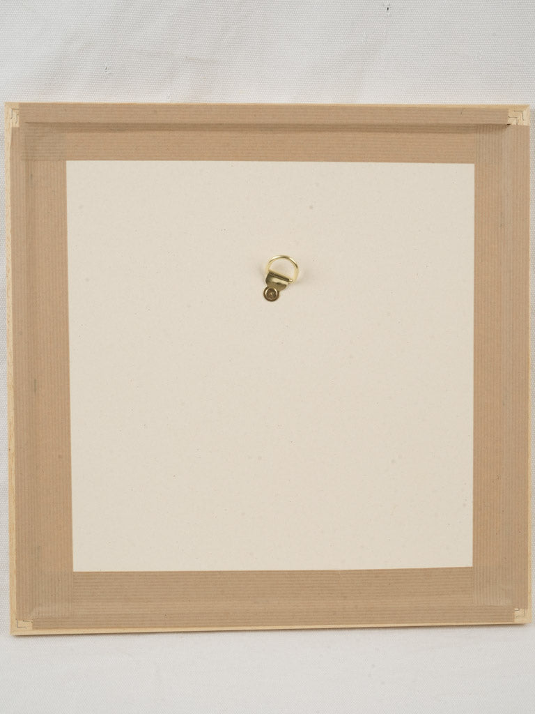 Small Contemporary Painting By Karibou - Une Joute (A Joust) - 15" x 15"