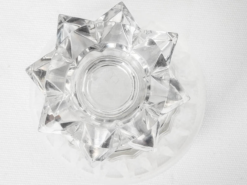 Antique Baccarat crystal decanter - 1900s Piccadilly 9¾"