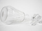 Antique Baccarat crystal decanter - 1900s Piccadilly 9¾"