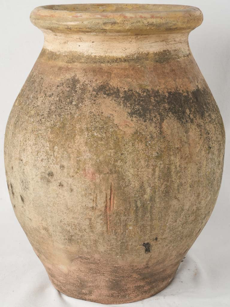 19th-Century Biot Terracotta Jar w/ Honey Glaze - 23¾"