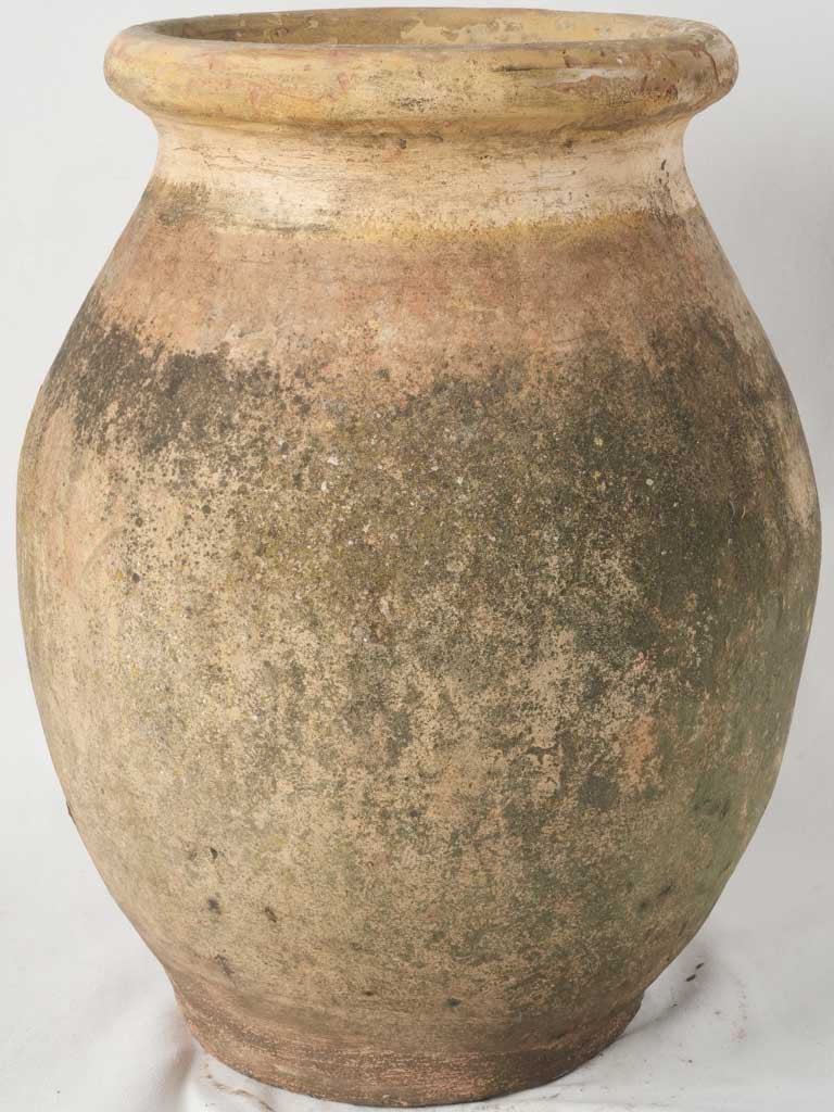 19th-Century Biot Terracotta Jar w/ Honey Glaze - 23¾"