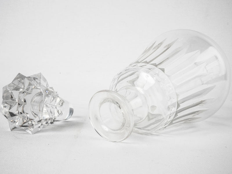 Large antique Baccarat crystal decanter - 1900s Piccadilly 10¼"