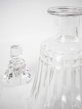 Large antique Baccarat crystal decanter - 1900s Piccadilly 10¼"