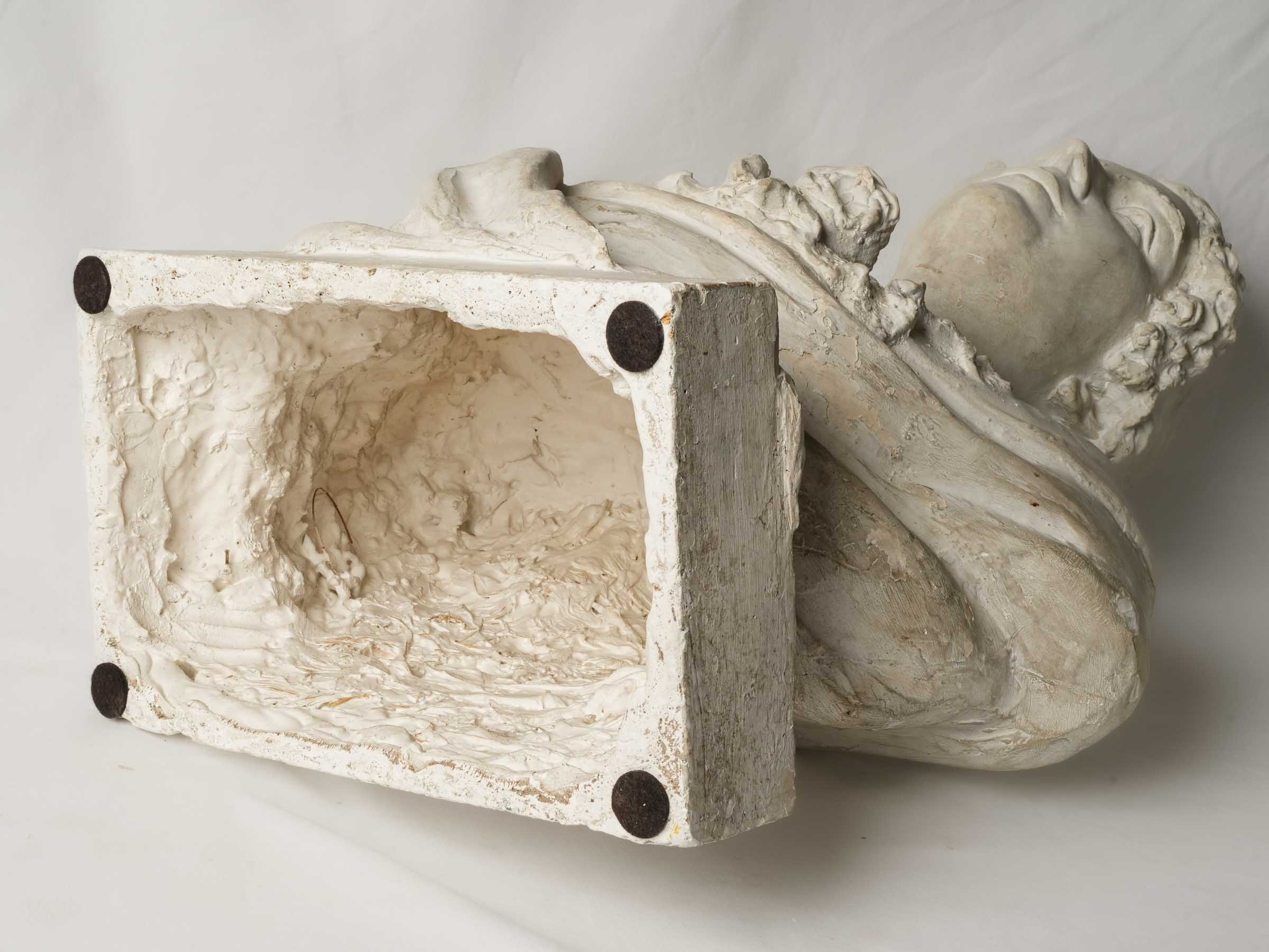 Lifesize French Plaster Bust of a Young Woman, Circa 1900 - 27½"