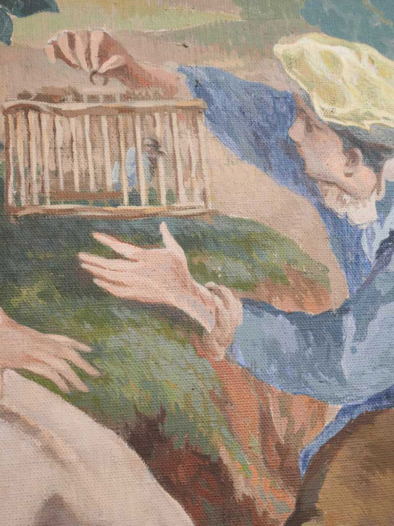 Ornate 20th-century French painting  