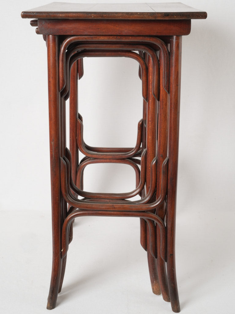 Classic steam-bent nesting table collection