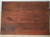 Aged wood finish Thonet table trio