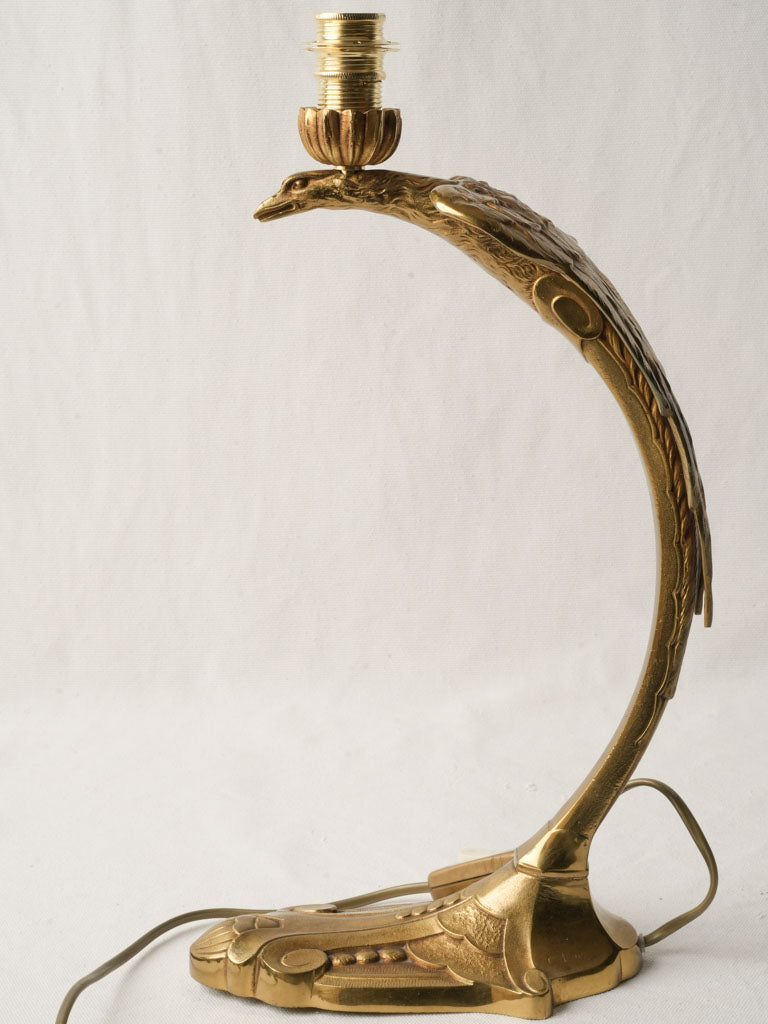Art Deco bronze lamp  