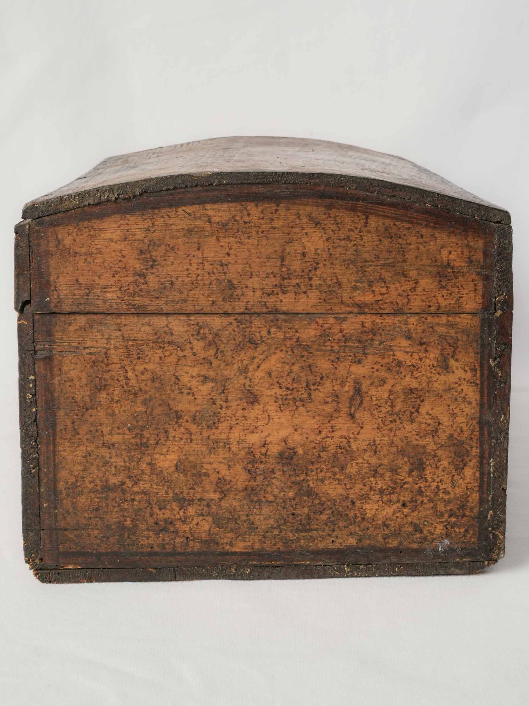 French Folk Art Marriage Box, 19th Century - 16¼"