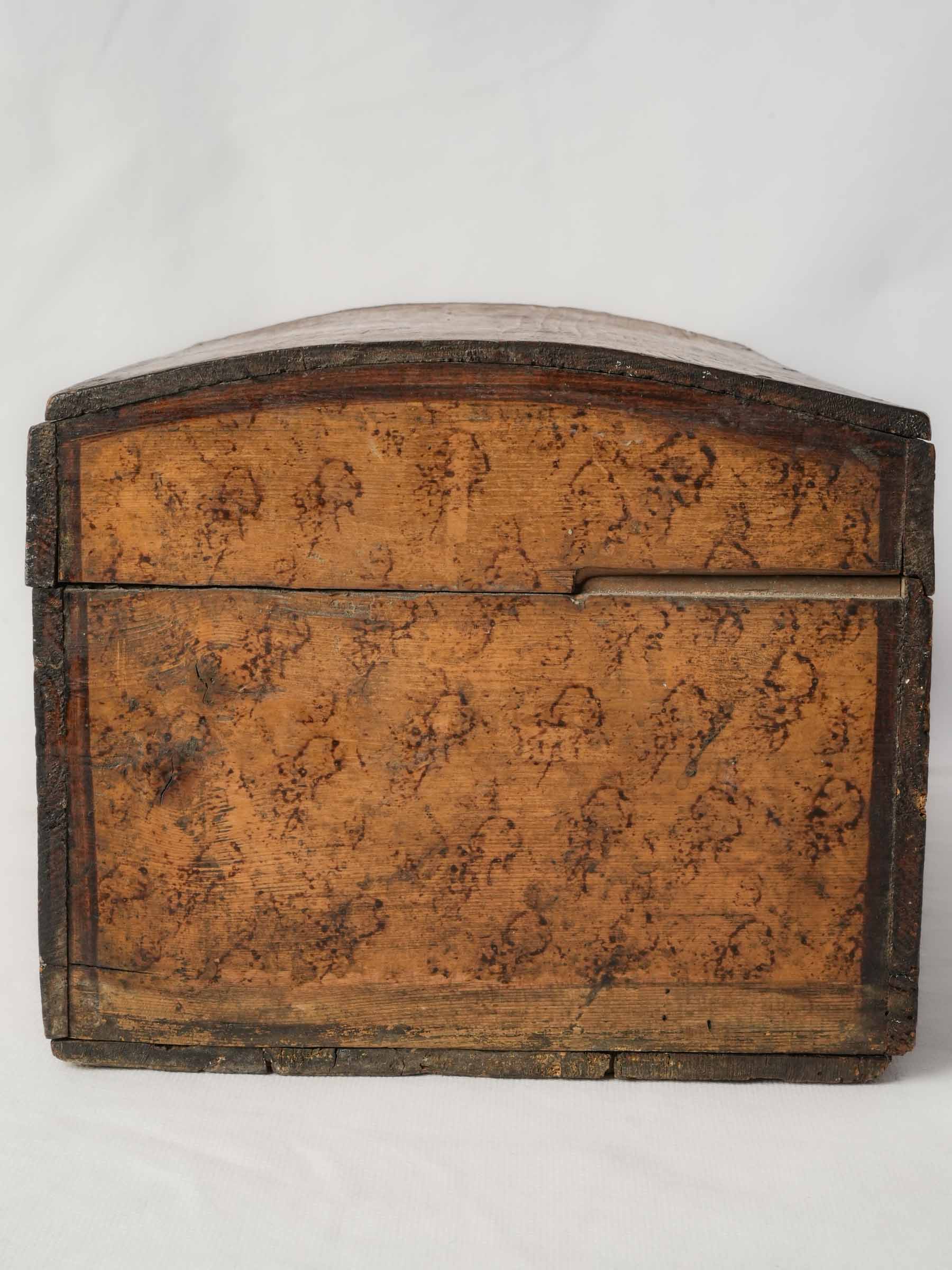 French Folk Art Marriage Box, 19th Century - 16¼"