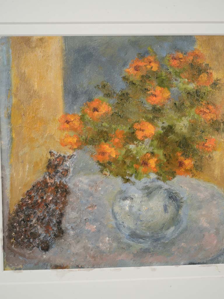 Le Tableau (The Painting) - Small Contemporary Painting By Karibou - 14½" x 14½"