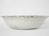 Large hand painted salad bowl - Nevers 19th century 12½"
