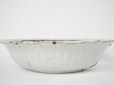 Large hand painted salad bowl - Nevers 19th century 12½"
