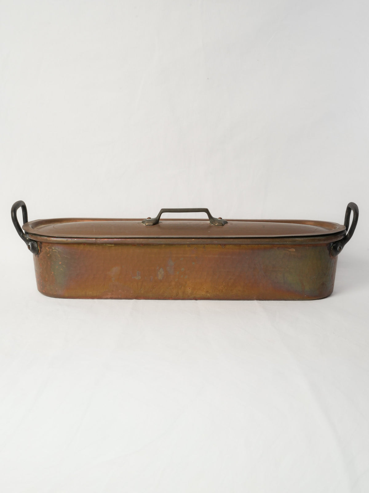 Huge copper fish kettle / poacher - 29½"
