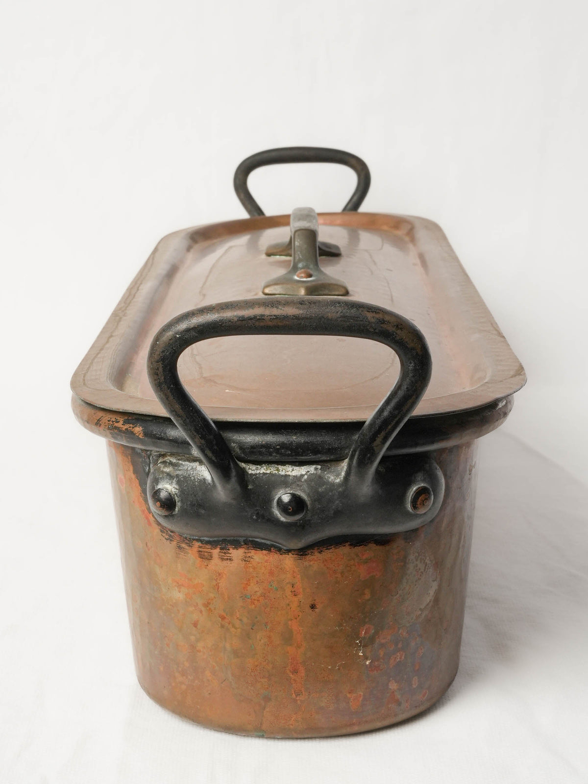Huge copper fish kettle / poacher - 29½"