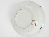 Large hand painted salad bowl - Nevers 19th century 12½"
