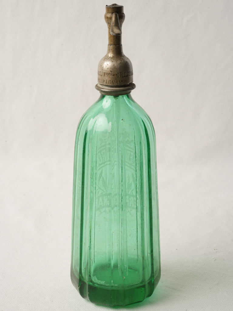 Historic patina soda siphon  