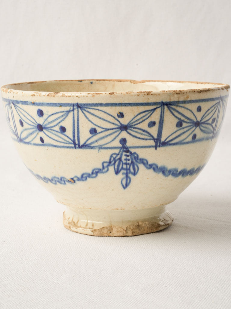 Antique Moroccan earthenware bowl  