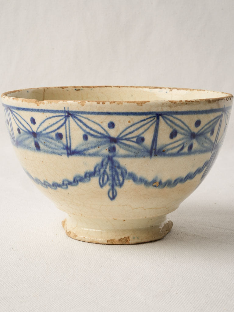 Timeworn Hispano-Moresque pottery  