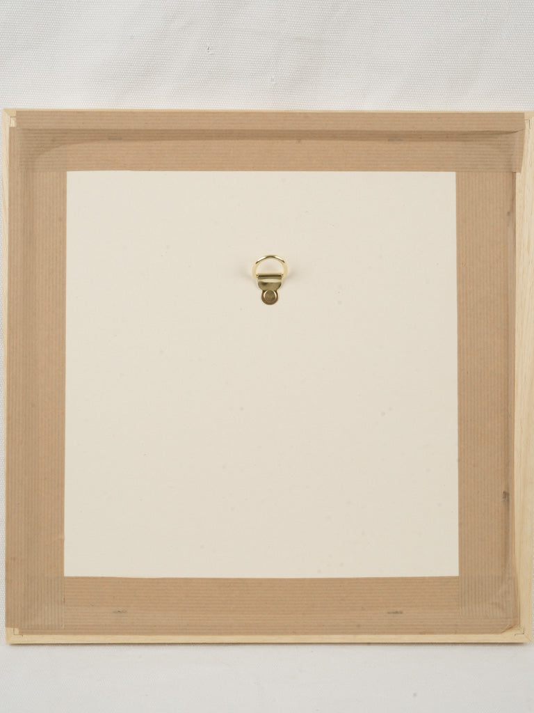 Small Contemporary Painting By Karibou - A L'interdit Nul N'est Tenu ([No one is bound to the forbidden]) -14¼" x 14¼"