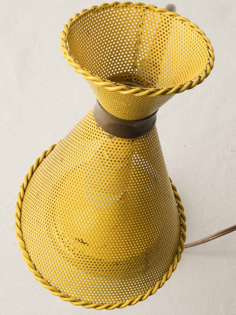 Charming mellow patina lamp