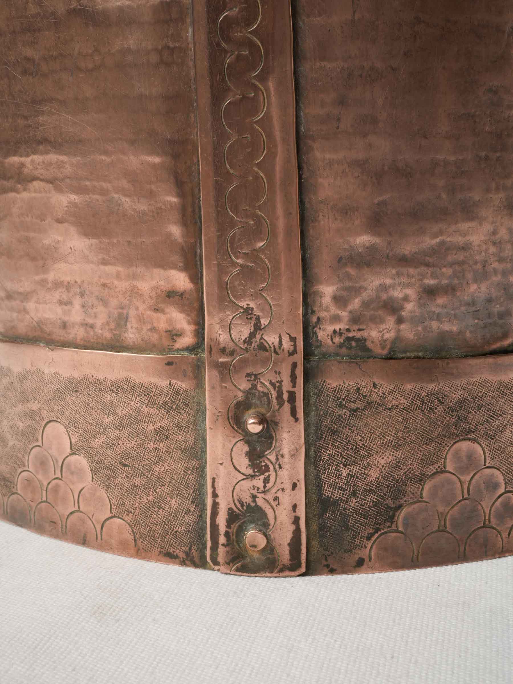 Handsome Provincial French Copper Ferrat Bucket, Late 19th Century - 11¾"