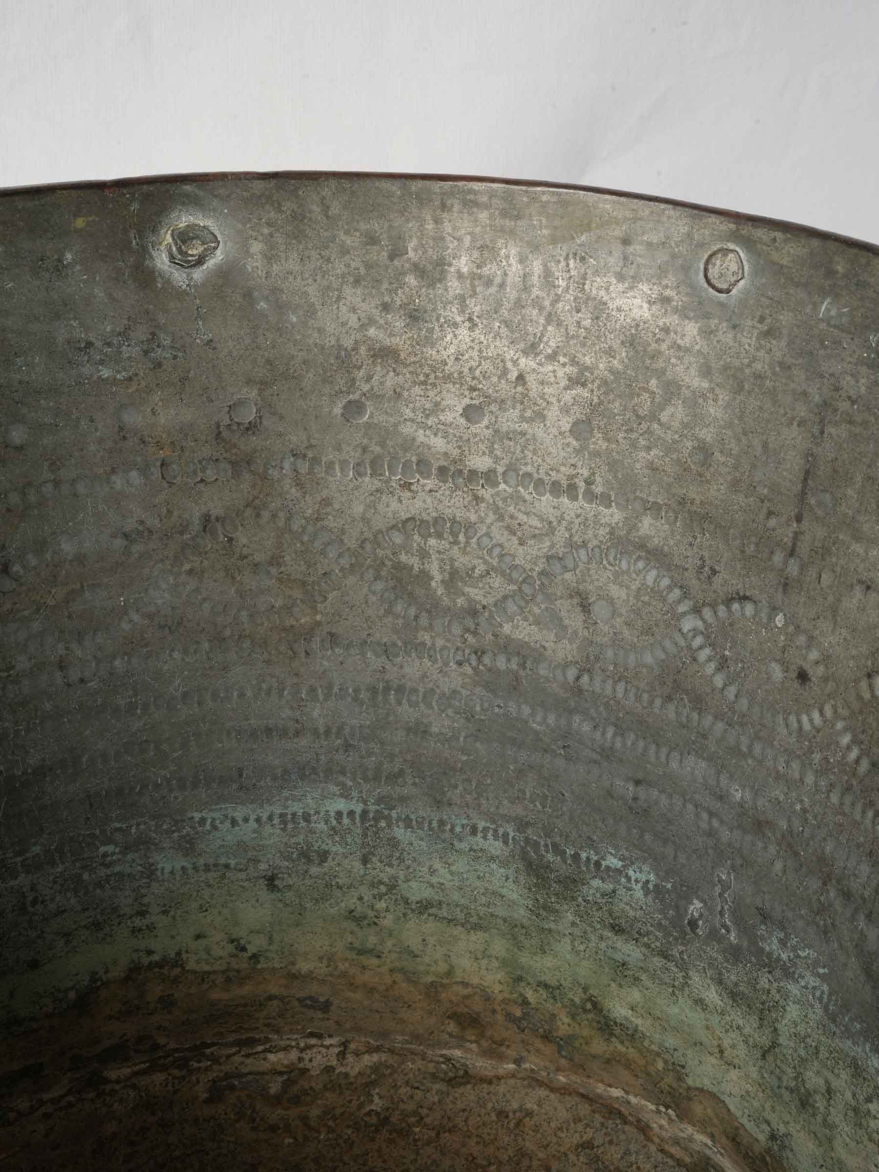Handsome Provincial French Copper Ferrat Bucket, Late 19th Century - 11¾"