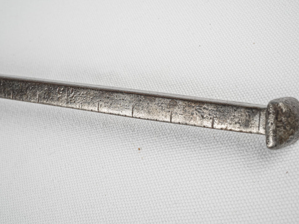Classic hand-forged iron beam scale