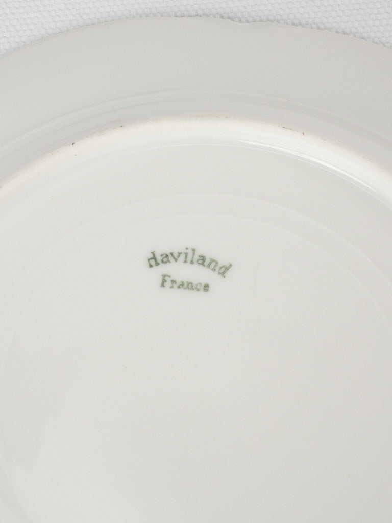 10 dessert plates w/ pretty flowers - Haviland Limoges 7"