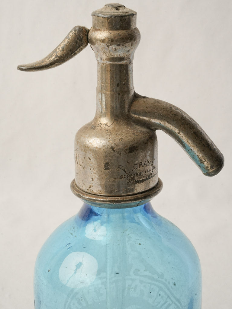 Timeworn patina soda siphon  