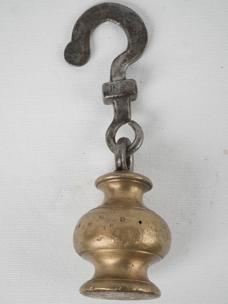 Timeless French bronze counterweight scale