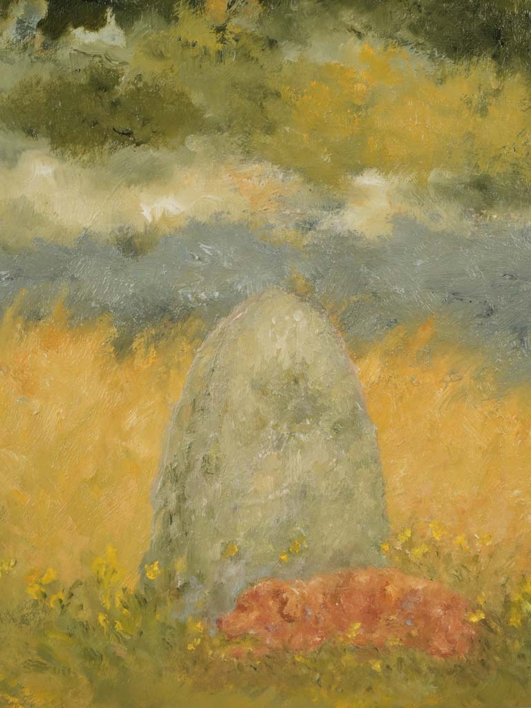 Small Contemporary Painting By Karibou - Amour Eternel (Eternal Love) - 17" x 17"