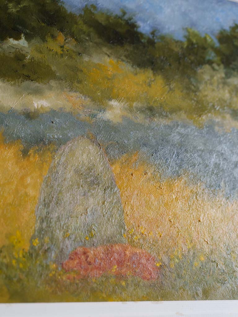 Small Contemporary Painting By Karibou - Amour Eternel (Eternal Love) - 17" x 17"