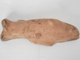 Authentic terracotta fish mold antique