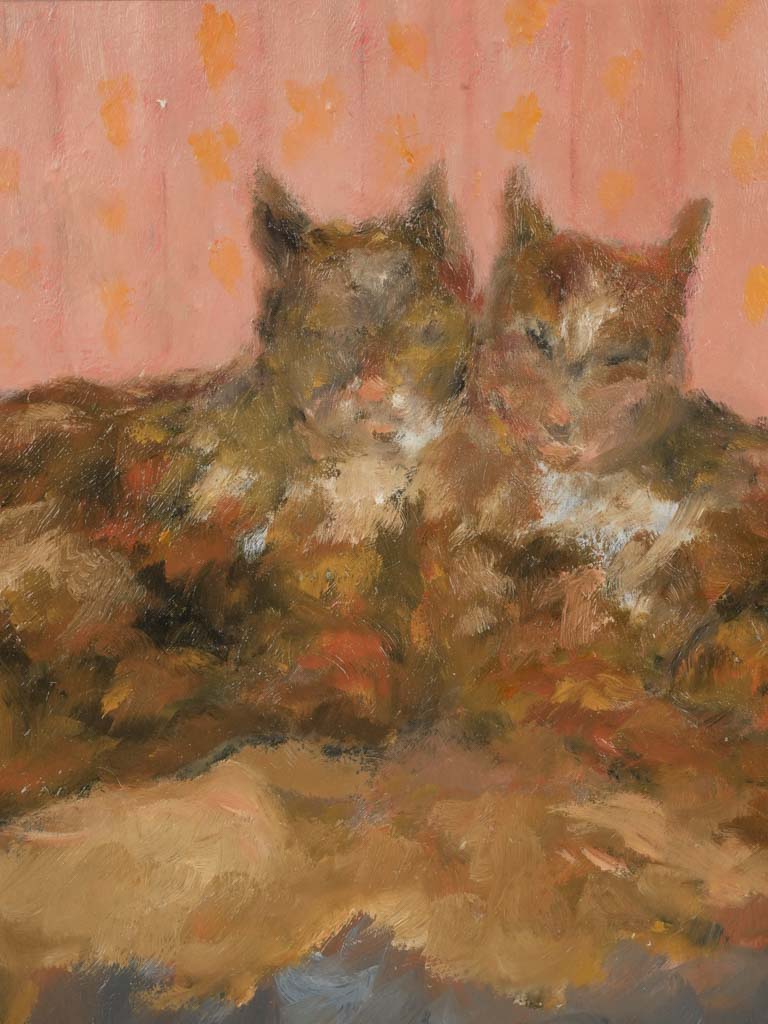 Small Contemporary Painting By Karibou - Isabelles - 14¼" x 14¼"