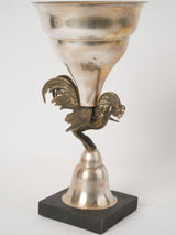 Antique silver-plated French sports trophy
