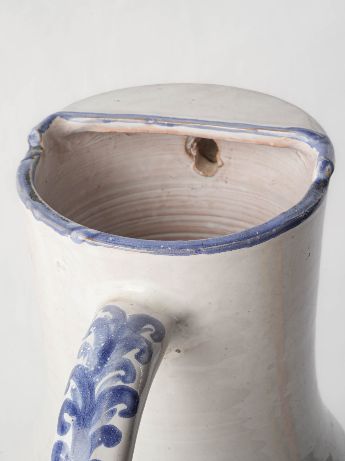 Tall Artisanal Mead Pitcher Inspired by Antique Apothecary Vessels - 16¼"