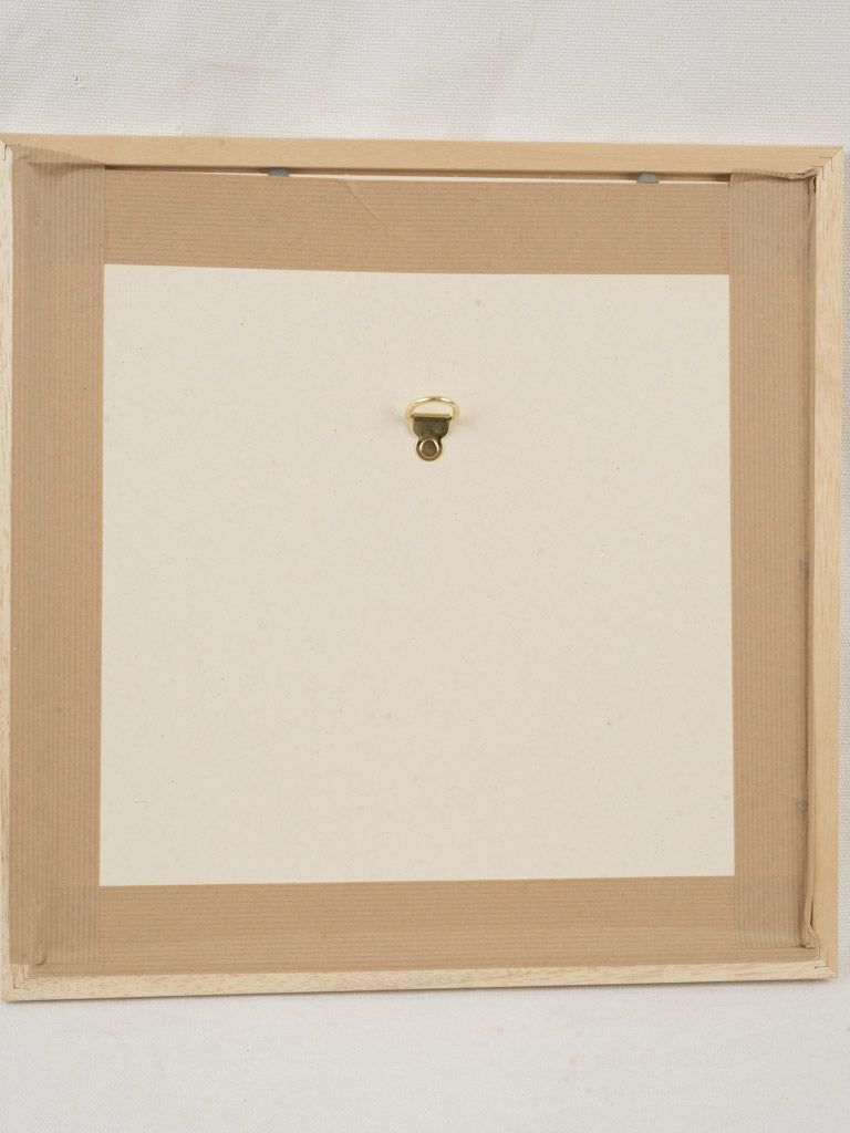 Small Contemporary Painting By Karibou - L’Attente (The Wait) - 15" x 15"