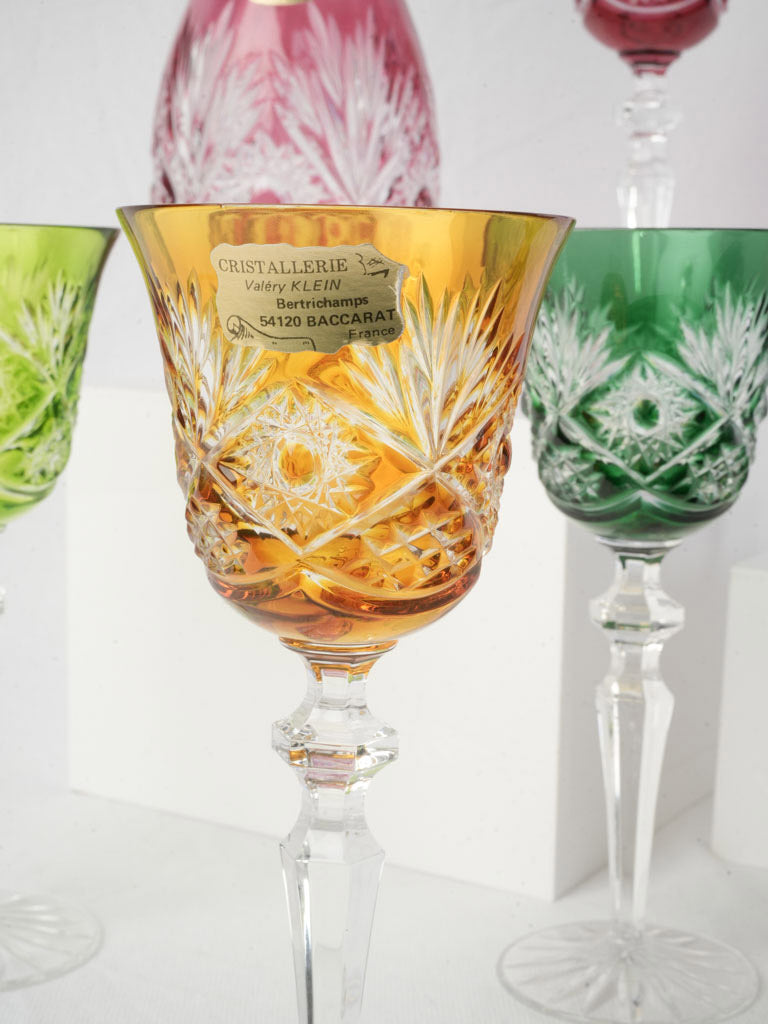 Antique handcrafted Roemer glass collection  