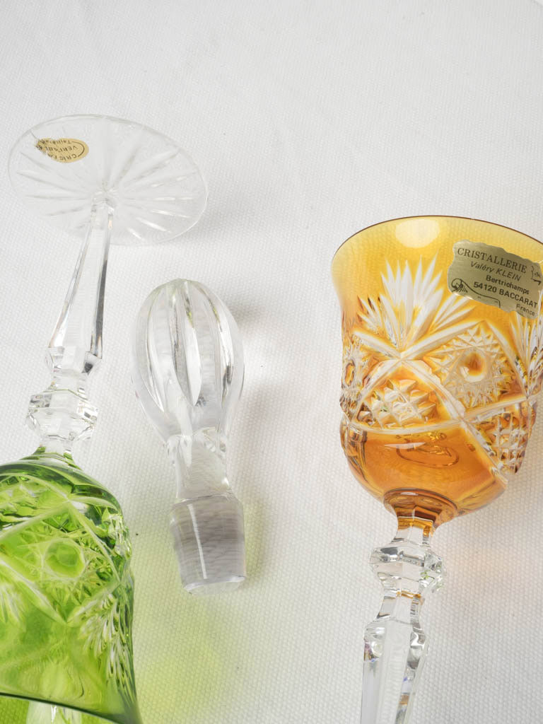Exquisite hand-cut Roemer glassware  